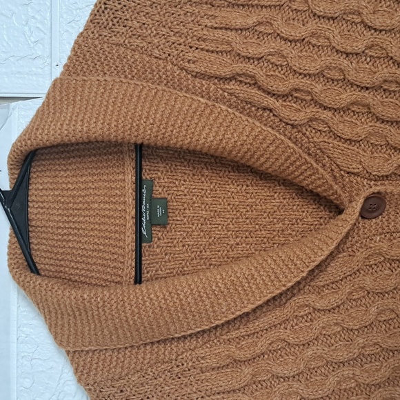 Eddie Bauer Women's Wool Cable Fable Cardigan Sweater PS - Picture 3 of 8